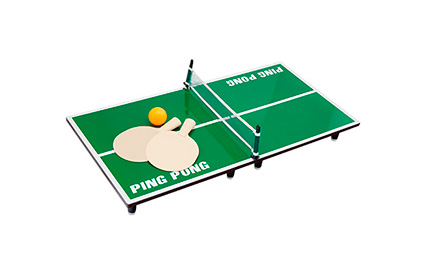 Mini Ping-Pong de Madera